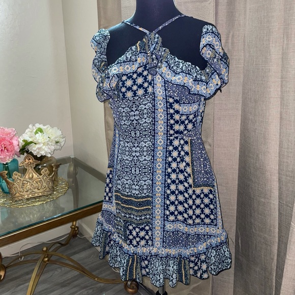Romeo & Juliet Couture Floral Ruffle Dress - Picture 1 of 4